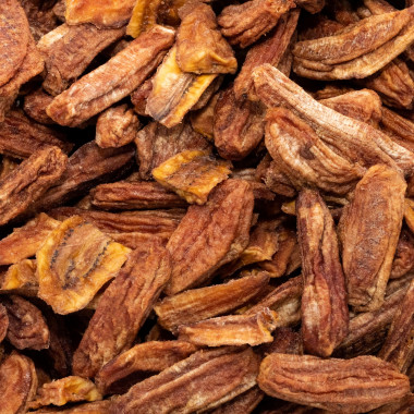 Biologische banaan partjes